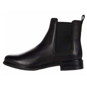 Clarks Clarkdale Arlo Leather Slip-On Chelsea Ankle Boots Round Toe Black Size 6